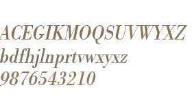 URW Bodoni W01 Extra Narrow Obl