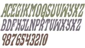 Black Gunk Condensed Italic