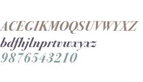 Bodoni Seventytwo ITC Bold Italic