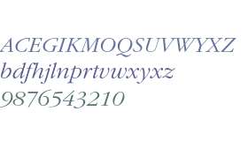 Garamond Itc T Light Italic