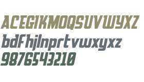 Upper Punch Expanded Italic