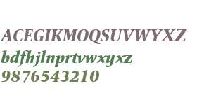 Mangan Nova W03 Heavy Italic