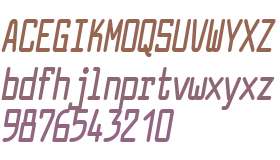 Larabiefont Compressed Bold Italic