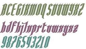 AngloYsgarth Bold Italic