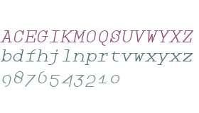 VLNL TpKurier Serif W00 Italic