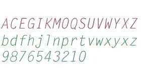 LetterGothic-Italic V1