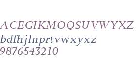 Linotype Pilgrim LT W04 Italic