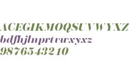 Vogue Highline Serif Ultra Italic
