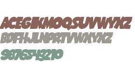 Shablagoo Overlap Italic