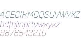 Shentox W01 UltraLight Italic