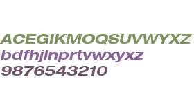 Helvetica Neue LT Com 73 Bold Extended Oblique V1