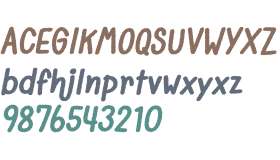 FC Crayon Brush Bold Italic