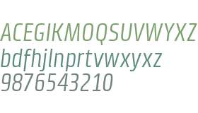 Klint W01 Condensed Italic