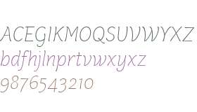 Capucine Web Basic Thin Italic