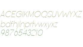 Fraser Thin Italic