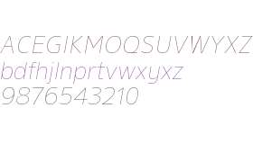 Gelder Sans Test Thin Italic