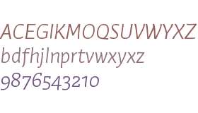 Winco Light Italic