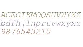 Courier PS W04 Italic