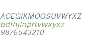 Eurotypo Sans Light Italic