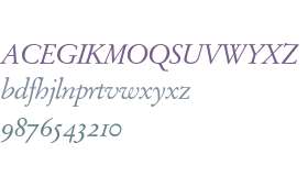 Garamond* Expert Italic OsF