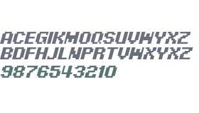 Pixel Digivolve Italic