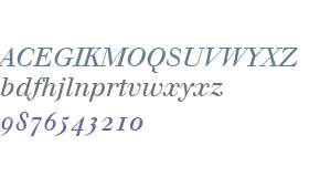 Walbaum Italic Oldstyle Figures