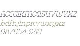 Charifa SerifThin Oblique W00
