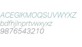 Aktiv Grotesk W04 Thin Italic