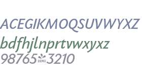 FSP DEMO - PGF-Now Italic