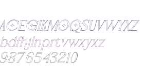 Khayla Almira Line Italic