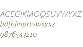 Calluna Sans W03 Light Italic