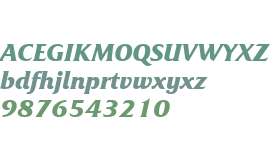 Friz Quadrata W04 Bold Italic