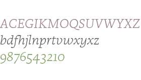 Brioni Text LCG Thin Italic