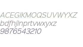 Sinkin Sans 300 Light Italic