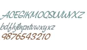 Montauk W01 Regular Italic