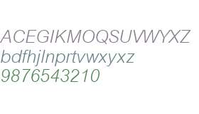 Arial MT W04 Light Italic