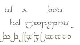 Tengwar-Elesil Medium