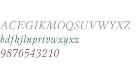 Sirius W00 Regular Italic