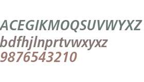 Frutiger Pro 68 Bold Condensed Italic
