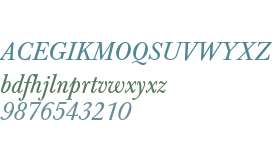 Baskerville T Regular Italic