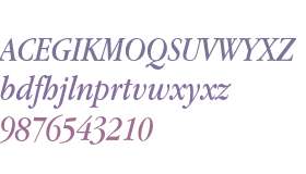 Apple Garamond Book Italic