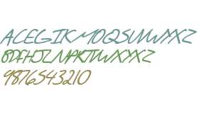 SF Scribbled Sans SC Bold Italic V1 V2