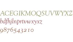 Goudy Old Style Italic Old Style Figures