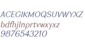 GHEA Parmani W01 Light Italic