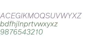 FF Infra Light Italic