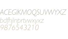 Gill Sans Nova UltraLight
