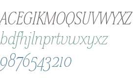 ITC Stepp W01 Light Italic