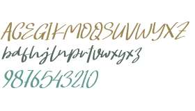 Hongkong Script Italic - Person