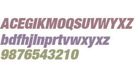 Helvetica Neue 107 Extra Black Cond Oblique