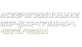 Command Override 3D Italic